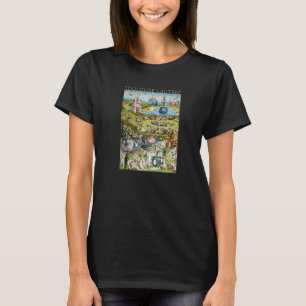 Camiseta Hieronymus Bosch O Jardim Das Delícias Terrenas