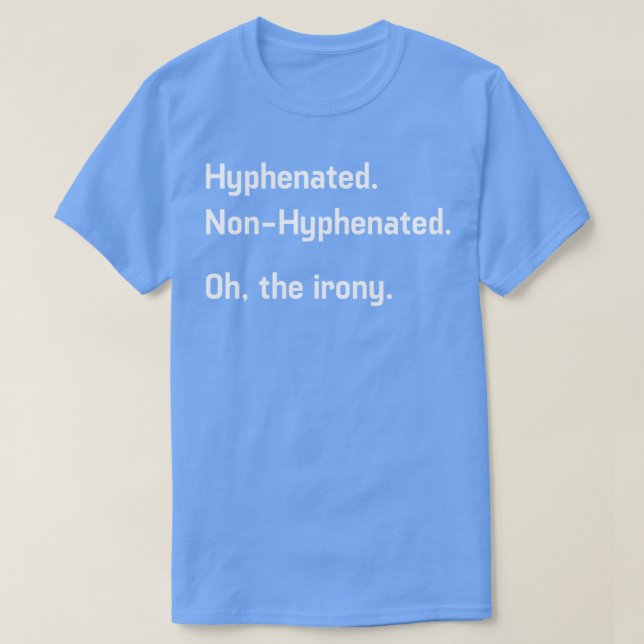 Camiseta Hifenização (Frente do Design)