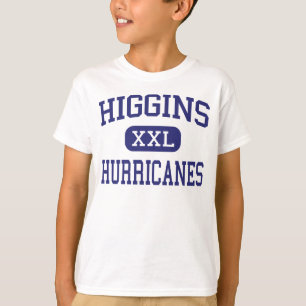 Camiseta Higgins - furacões - alto - Marrero Louisiana