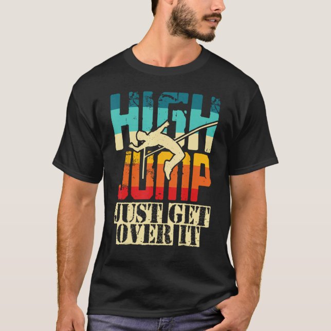Camiseta High Jump for Men Women High Jump Sport  1 (Frente)