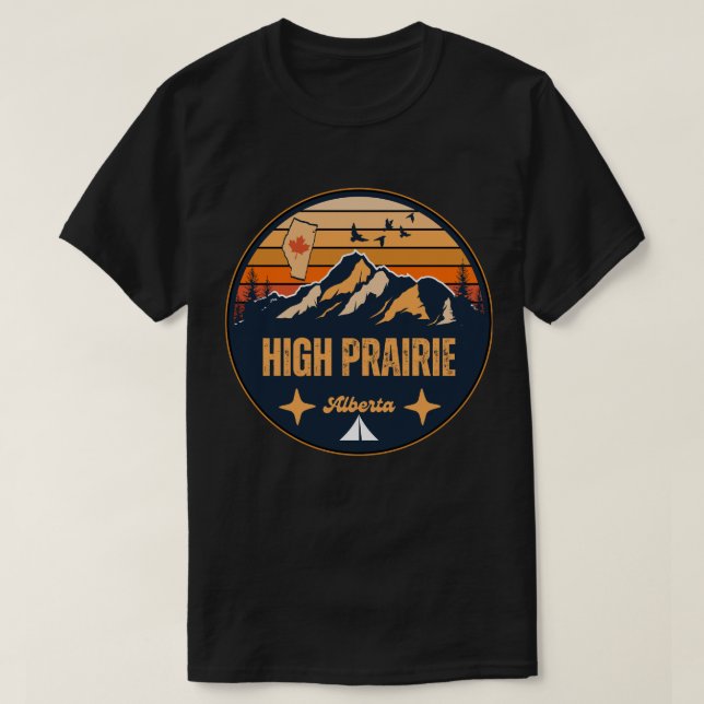 Camiseta High Prairie, Alberta (Frente do Design)