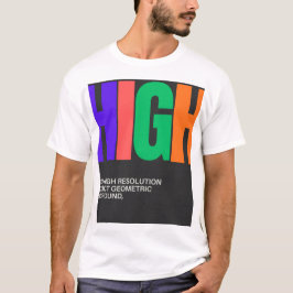 Camiseta High-Resolution Abstract Art