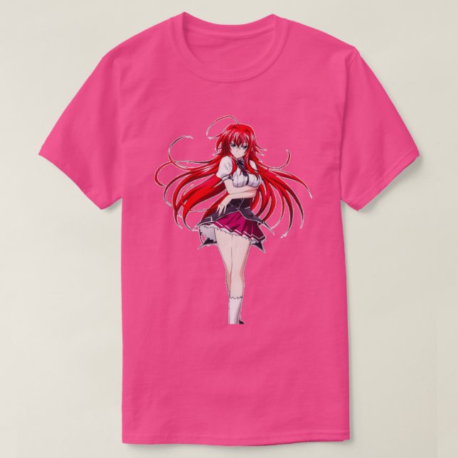 Camiseta high school dxd rias gremory 7 (Frente do Design)