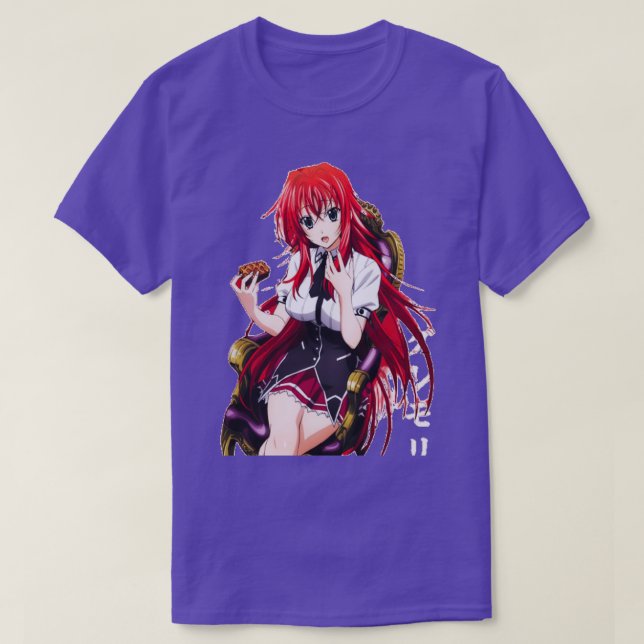 Camiseta high school dxd rias gremory 8 (Frente do Design)