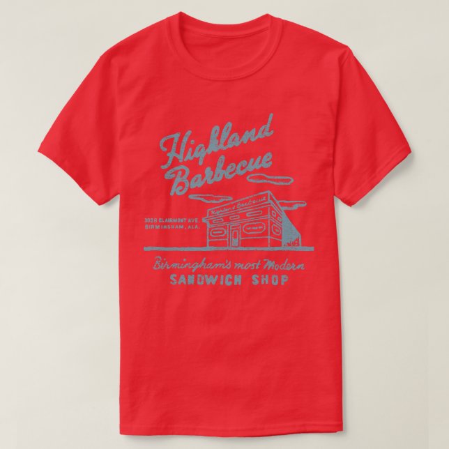 Camiseta Highland Barbeque TSirt (Frente do Design)