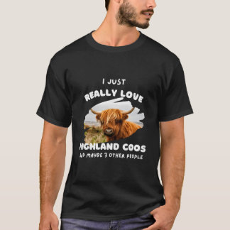 Camiseta Highland Cattle Hairy Scottish Cows Scoo Love