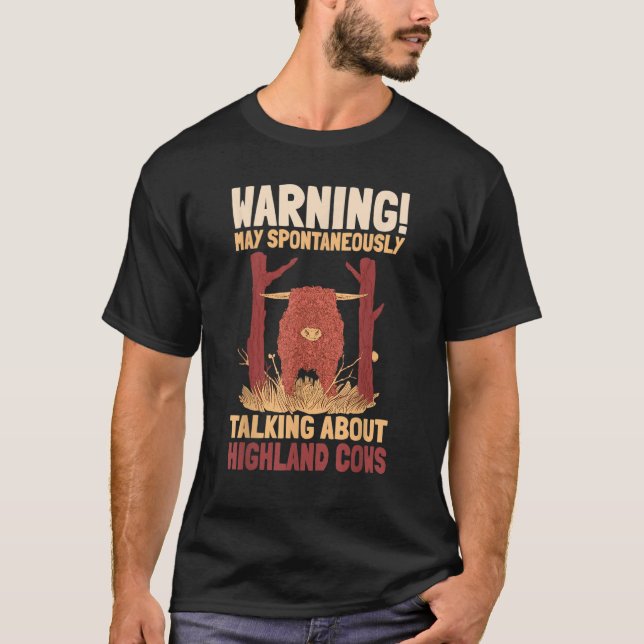 Camiseta Highland Cattle Scottish Farmer Breeder Cattleman (Frente)