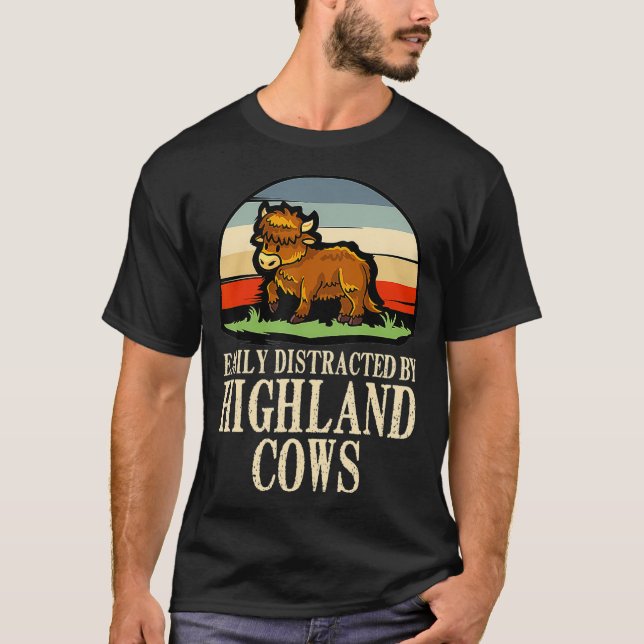 Camiseta Highland Cow Baby Gift Hairy Cows  (Frente)