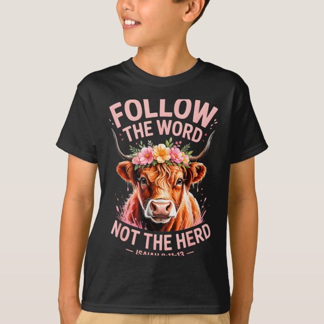 Camiseta Highland Cow Christian  (Frente)