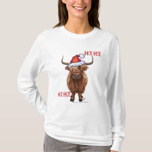Camiseta Highland Cow Christmas