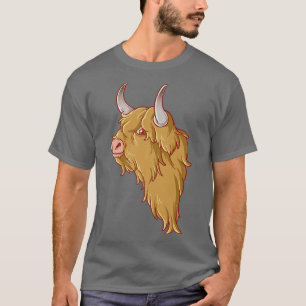 Camiseta Highland Cow Scotland Farmers