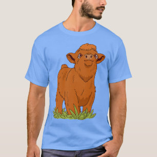 Camiseta Highland Cow Scotland Farmers
