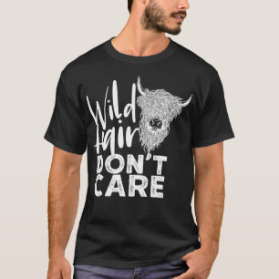 Camiseta Highland Cow Wild Hair Bull Escócia Highland Catar