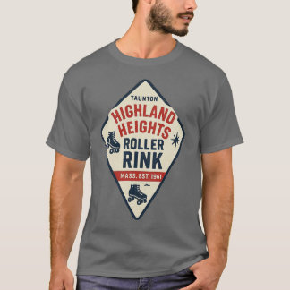 Camiseta Highland Heights Roller Rink - Taunton, MA Retro R