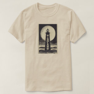 Camiseta Highland Lighthouse Massachusetts Moon