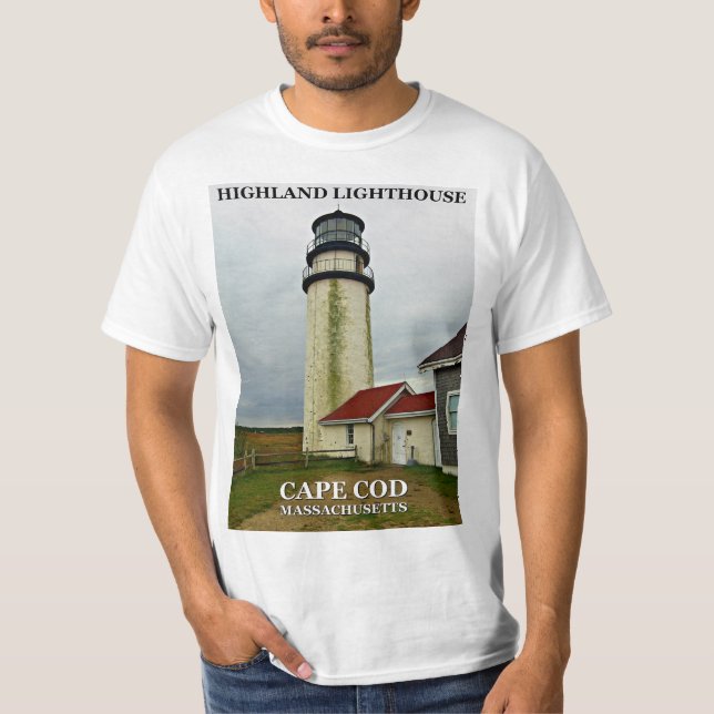 Camiseta Highland Lighthouse, Massachusetts T-Shirt (Frente)