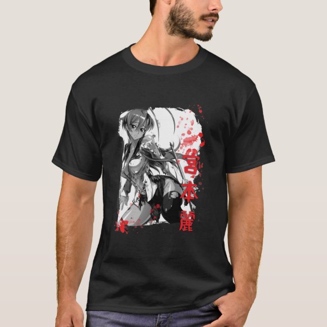 Camiseta Highschool of the Dead - Rei Miyamoto (Frente)