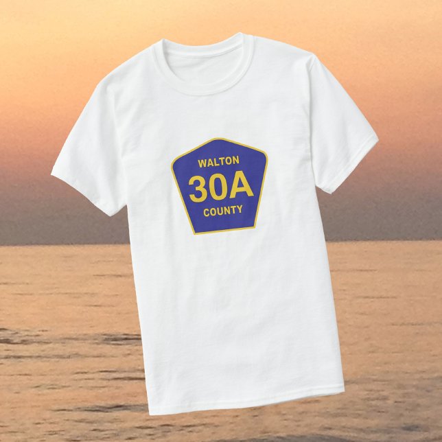 Camiseta Highway 30A Walton County Flórida (Criador carregado)