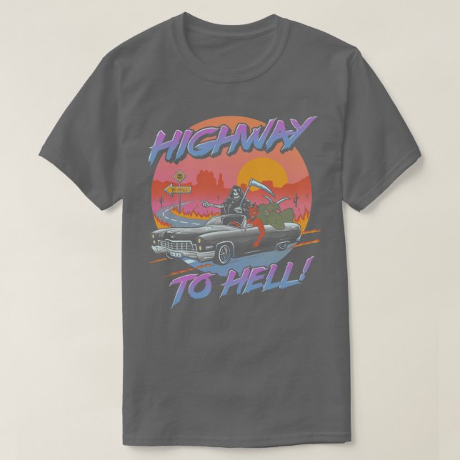 Camiseta Highway to Hell (Frente do Design)
