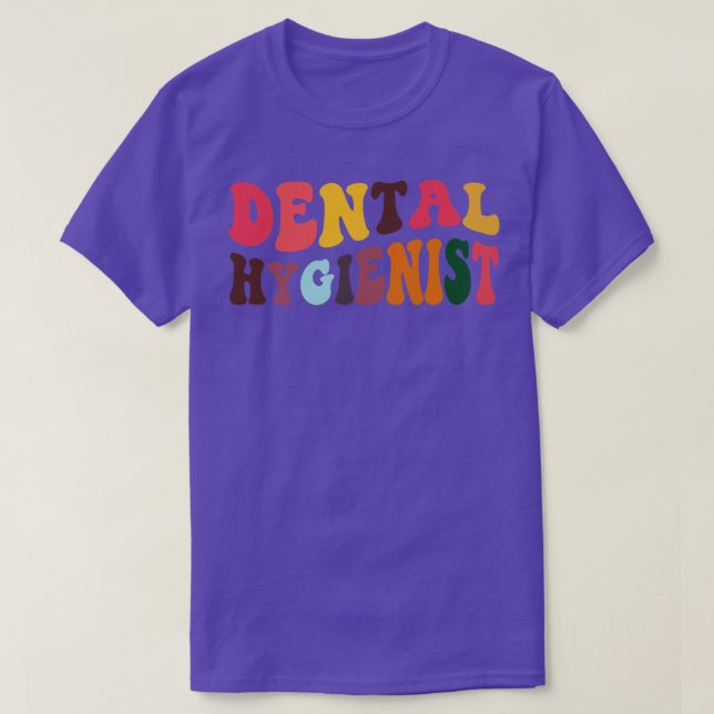 Camiseta Higienista Dental Dentista Hidrogenistas Retrodent (Frente do Design)