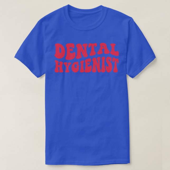 Camiseta Higienista Dental Dentista Hidrogenistas Retrodent (Frente do Design)
