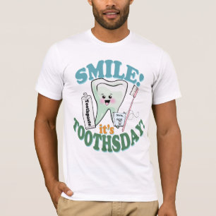Camiseta Higienista dental do dentista engraçado