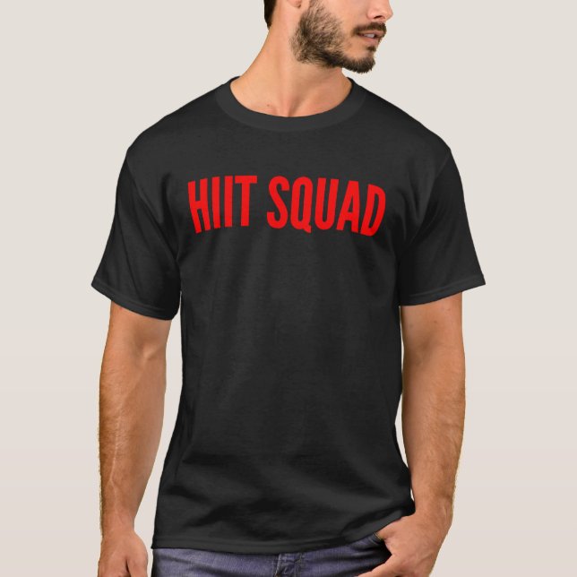 Camiseta Hiit Squad   Gym Workout (Frente)