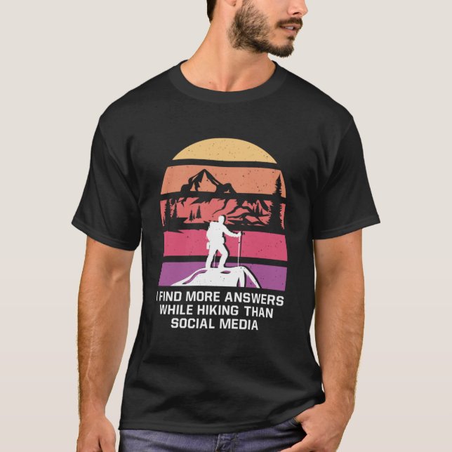 Camiseta Hike do que a Anticoridade Hiker, Introdutora da M (Frente)