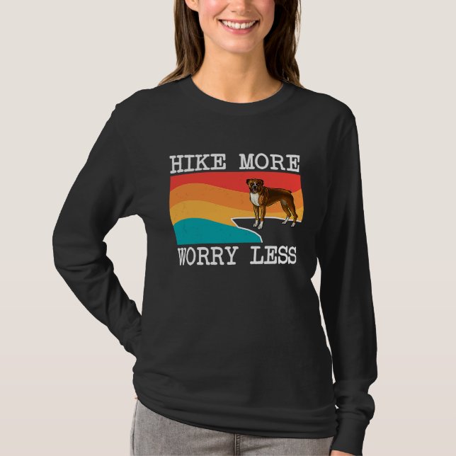 Camiseta Hike More Worry Less Boxer Graphic Hiking (Frente)