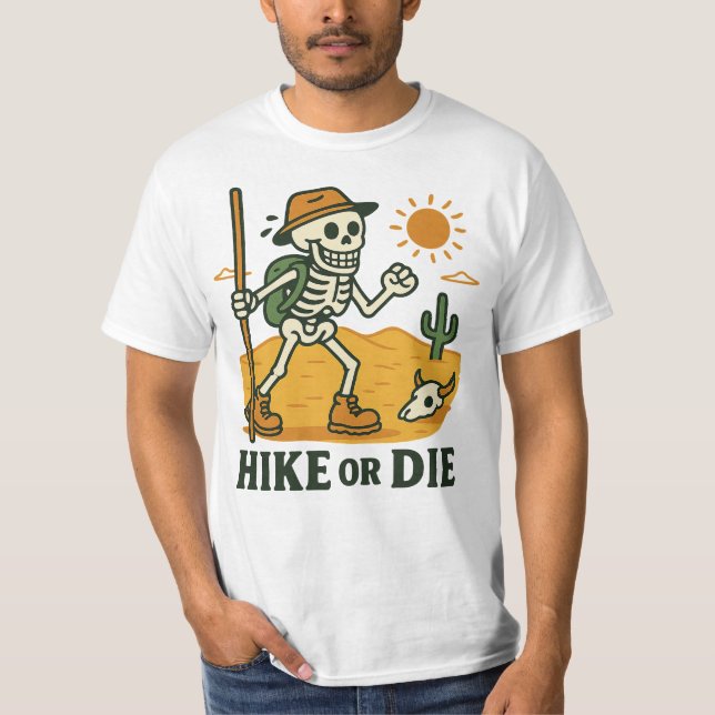 Camiseta HIKE or DIE (Frente)