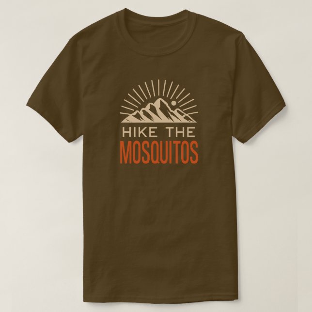 Camiseta Hike The Mosquito Range Colorado Sunburst (Frente do Design)