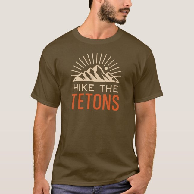 Camiseta Hike The Tetons Sunburst (Frente)