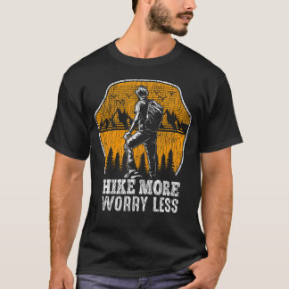 Camiseta Hiker Adventure Lover Outdoors Camping Mountain Hi