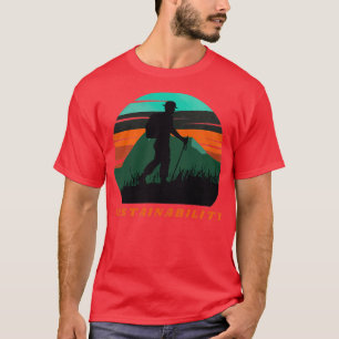 Camiseta Hiker Da Montanha Masculina De Sustentabilidade Ve
