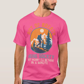 Camiseta Hiker De Caminho De Montanha Fora De Ar