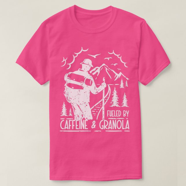 Camiseta Hiker fuel-Hiking Lover Outdoor Citação Engraçada (Frente do Design)