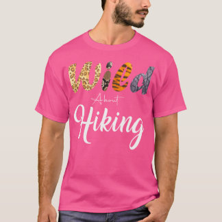 Camiseta Hiker Leopard Selvagem Sobre Caminhar