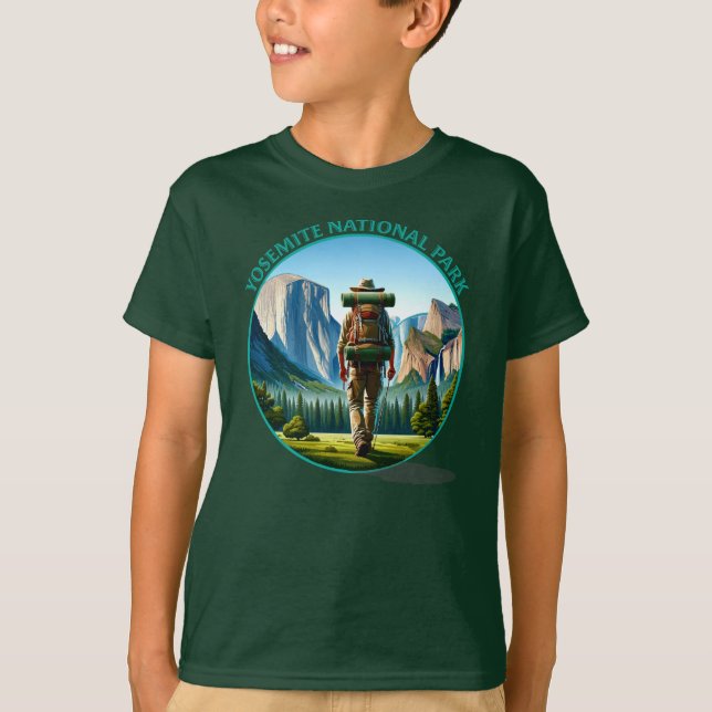 Camiseta Hiker no Parque Nacional Yosemite (Frente)