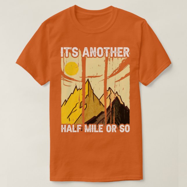 Camiseta Hiking Another Half Mile1 (Frente do Design)