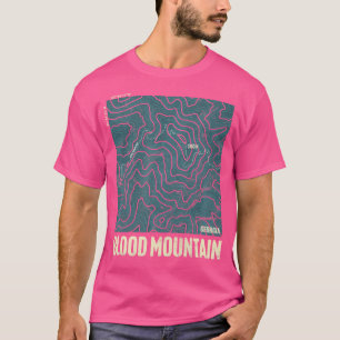Camiseta Hiking Blood Mountain Topografia - Appalachian Tra