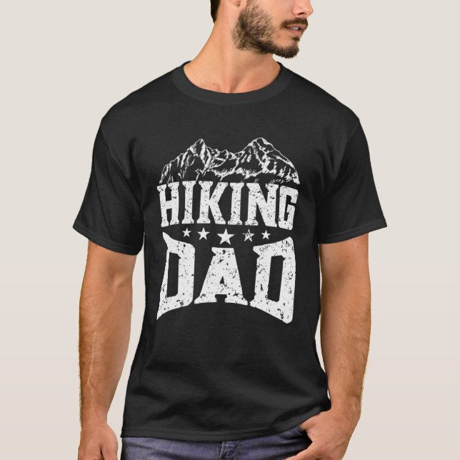 Camiseta Hiking Dad  Hikers Hike Hiking  3 (Frente)