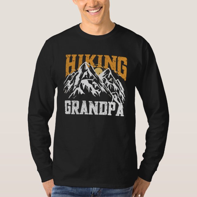 Camiseta Hiking Grandpa  Hikers Hike Hiking  3 (Frente)