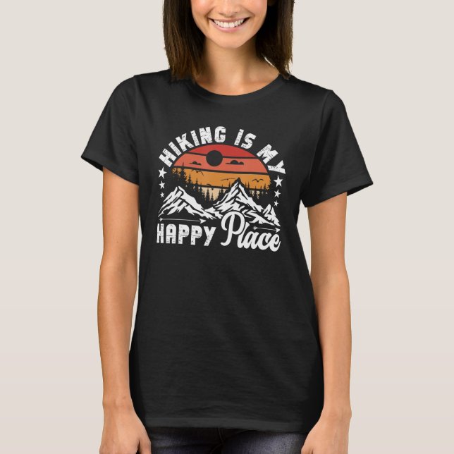 Camiseta Hiking is my Happy Place (Frente)
