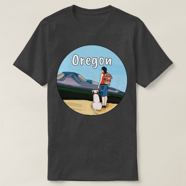 Camiseta Hiking Oregon (Frente do Design)
