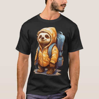 Camiseta Hiking Sloth Landscape