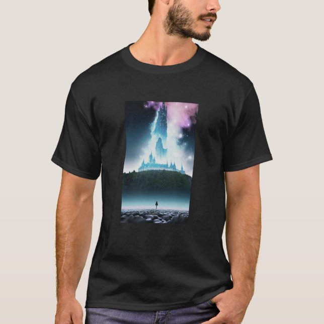 Camiseta Hiking to the Cosmic Castle  1 (Frente)