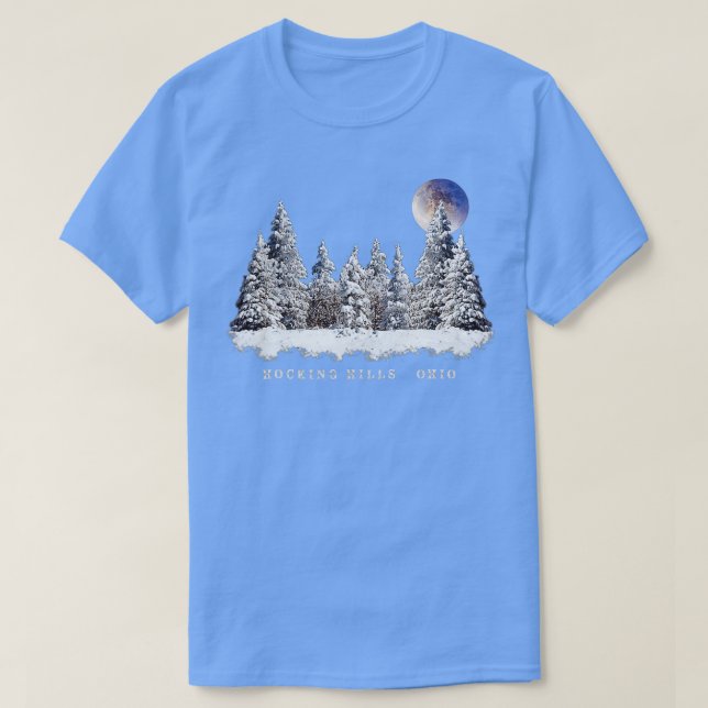 Camiseta HIKING WINER OHIO FORES Hocking Colinas State Park (Frente do Design)