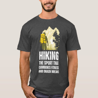 Camiseta Hikinghe Sporthat Combines Fitness And Snack famil