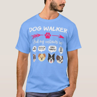 Camiseta Hilariant Dog Walker Oferece Pups Engraçado Cachor