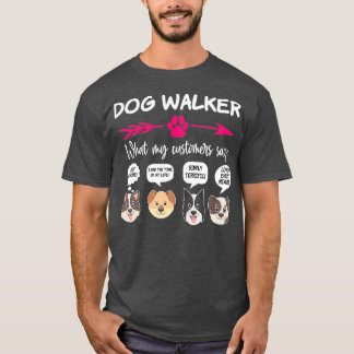 Camiseta Hilariant Dog Walker Oferece Pups Engraçados Pet D